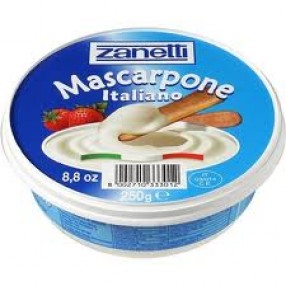 Queso mascarpone Italiano ZANETTI tarrina 250 grs